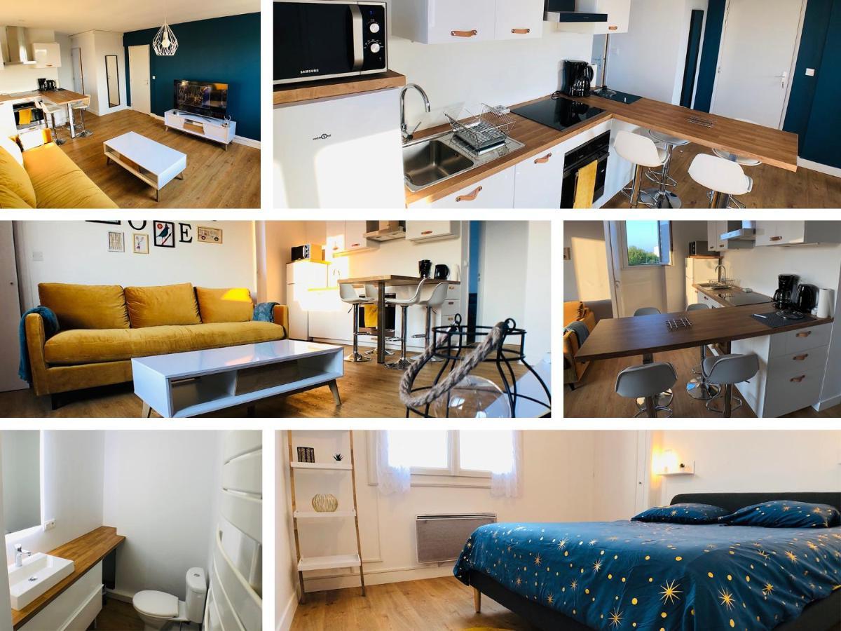Charmant Appartement 1-4 Personnes, Proche Centre Avec Parking Nantes Exterior foto