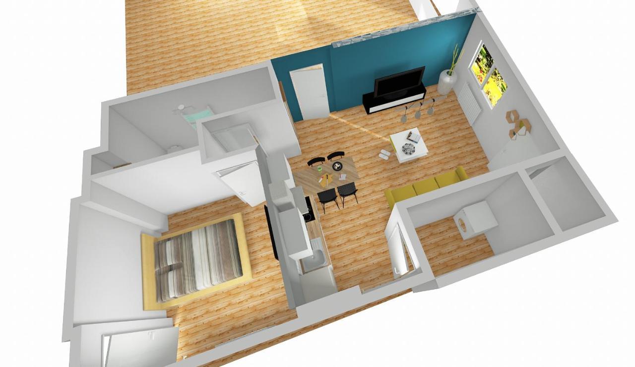 Charmant Appartement 1-4 Personnes, Proche Centre Avec Parking Nantes Exterior foto