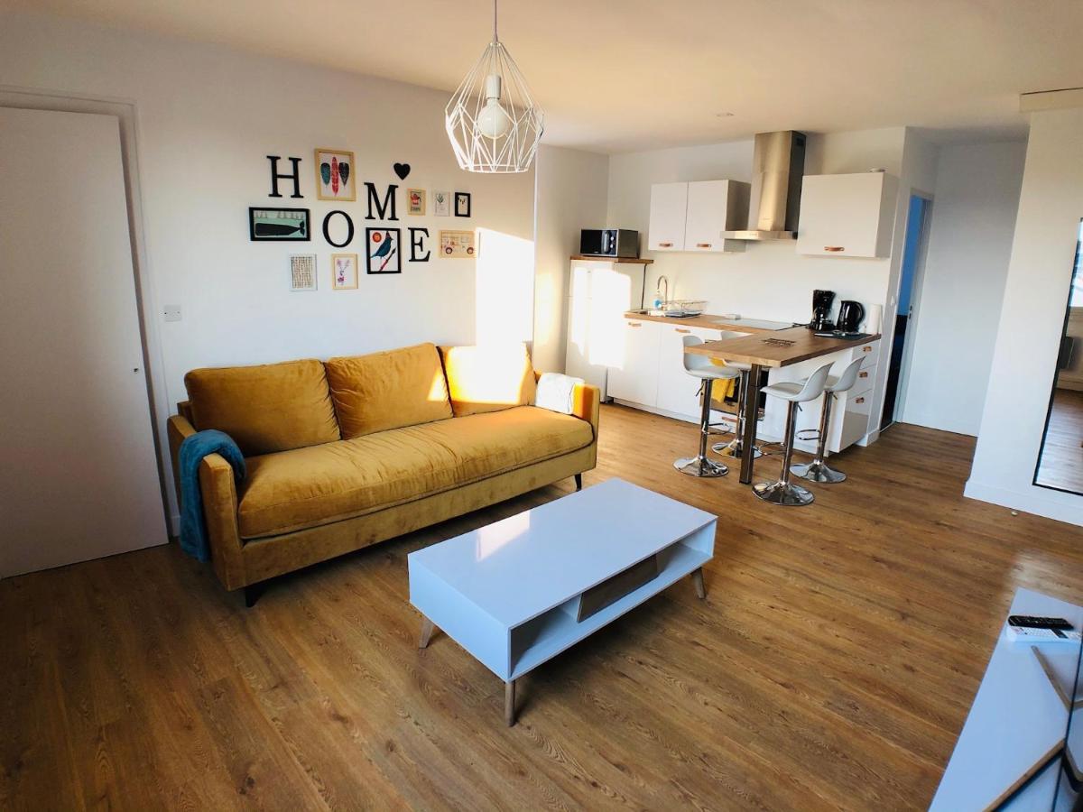 Charmant Appartement 1-4 Personnes, Proche Centre Avec Parking Nantes Exterior foto